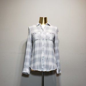 ROMEO & JULIET Gray Plaid Button Down Shirt